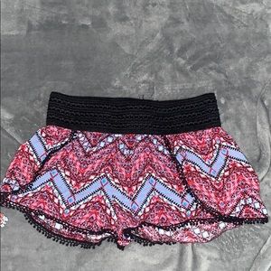 Floral patterned shorts